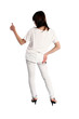 Photo: girl in casual wear hitchhiking girl in casual wear hitchhiking