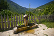Fountain in the mountains
