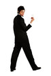 man with business card man with business card