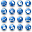 economic blue Buttons