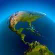 Caribbean, Pacific and Atlantic Oceans