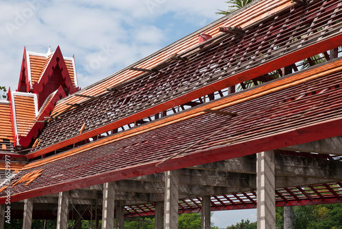 Photo: Structure of roof thai temple Structure of roof thai temple