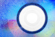 Drops of water on DVD