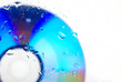 Drops of water on DVD