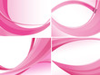Pink Abstract Background Set