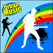vector composition on a musical theme