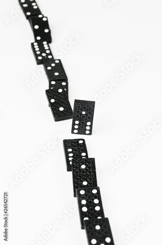 Foto: Fallen dominos Fallen dominos