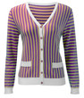 Striped jacket isolated on white background with clipping path. Striped jacket isolated on white background with clipping path.