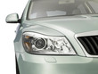 Motor-car Headlight and grate of radiator on a car Motor-car Headlight and grate of radiator on a car