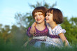 Photo: two happy girl two happy girl