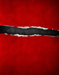 red cracked paper