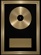 Illustration: Goldschallplatte Goldschallplatte