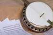 Sheet Music and Banjo