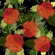 Retro floral background