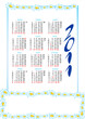 Calendario 2011 margherite Calendario 2011 margherite