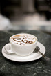 Ciao Writing on Real Italian Cappuccino