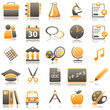 school Orange Icons