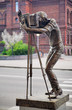 Sculpture of the photographer in Krasnoyarsk, Russia