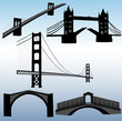 bridges collection - vector