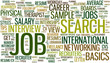 Job search wordcloud