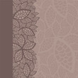 leaf pattern border and background leaf pattern border and background