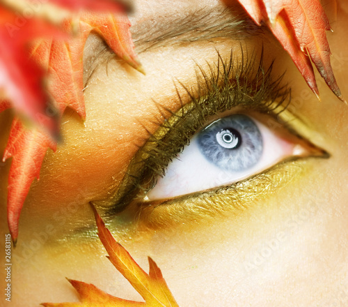 Photo: Autumn eyes Makeup Autumn eyes Makeup