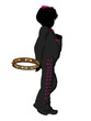 Girl Mariachi Silhouette Illustration