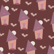 Halloween background pattern