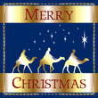 Merry Christmas Blue Wisemen