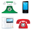 Set of different vector phone