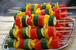 brochettes de légumes