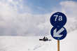 Schipiste in den Alpen