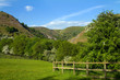 View of the hills in the Peak District