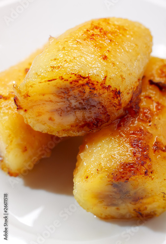 Photo: Baked caramelized bananas Baked caramelized bananas
