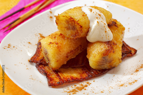 Photo: Baked caramelized bananas Baked caramelized bananas