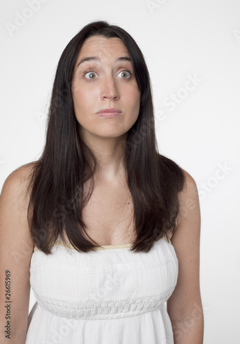 Startled Woman