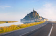 Dawn at Mont Saint Michel.