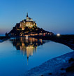 Le Mont-Saint-Michel in the twilight