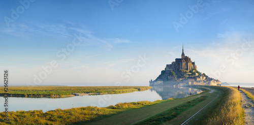 Photo: Dawn at Mont Saint Michel. Dawn at Mont Saint Michel.