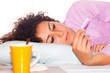 Young Sik Woman Lie on the Bed