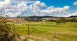 Panorama della zona termale di Saturnia, zona golf