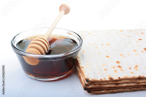 Photo: Honey and matsa Honey and matsa