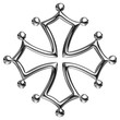 Croix Occitane de chrome