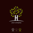 logo entreprise, arbre