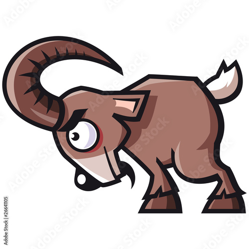Vector: Ein Widder. Ein Widder.
