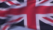 Video: Flag of the United Kingdom in the wind Flag of the United Kingdom in the wind