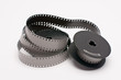 Abgerollter Film und Spule