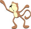 monkey posing