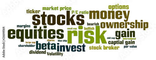 Illustration: Equities Stocks Risk Equities Stocks Risk
