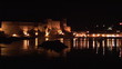 Video: Collioure 's castle lighten up at night Collioure 's castle lighten up at night